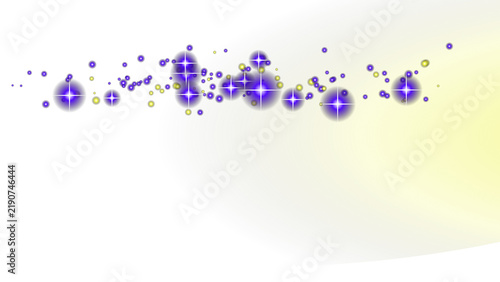 Konstfotografi Abstract luminescent particles forming organic clusters against gradient backdro