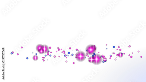 Konstfotografi Abstract luminescent stardust particles forming organic cloud shapes against tra