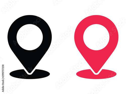 GPS location map marker icon pack, geolocation pins, navigation symbols, destination pointers, address indicators, travel route markers, mapping interface and location vector designs