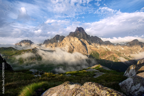 mountain landscape in the morning