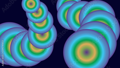 Colorful abstract swirling vortex patterns with gradient lighting effects