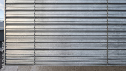 Obraz na płótnie Galvanized steel cladding wall texture