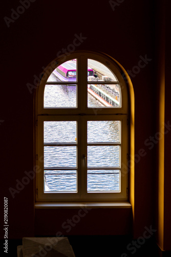 view of the river from the window