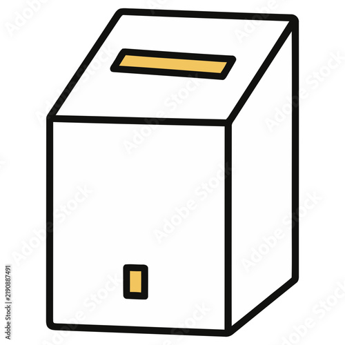 Simple Ballot Box Icon