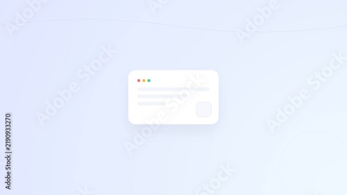 Clean Glassmorphism Card Pop Up with Rounded Rectangle Design