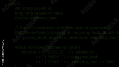 Malware Infection Cybersecurity Alert with Red Warning Icon and Loading Spinner Over Programming Code Background