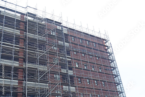 大規模修繕中のマンション