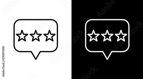 Rating With Icon Set Design