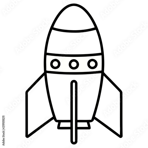 Simple Rocket Icon