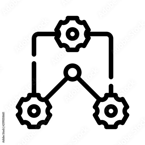 algorithm line icon