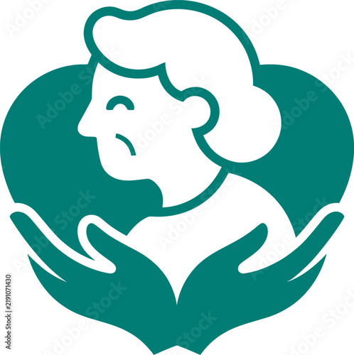 Compassionate Hands Offering Emotional Support and Mental Health Care Icon, Symbolizing Vulnerability, Empathy, and Protection for Well-being