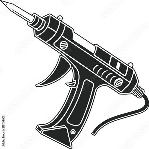 assault rifle vector illustration