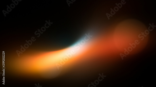 abstract colorful light flare effect on black background