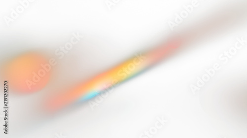 colorful light flare on black background