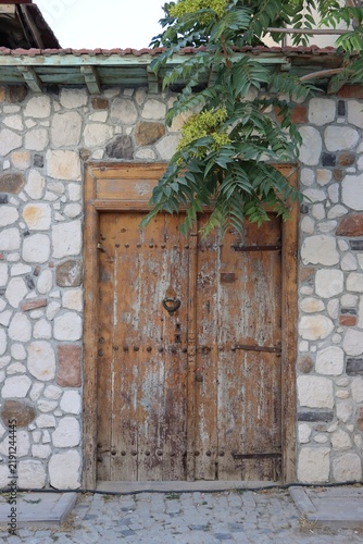 Photography The courtyard gate of a traditional house in Konya
