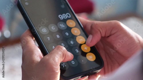 close up of women hand holding smart phone 