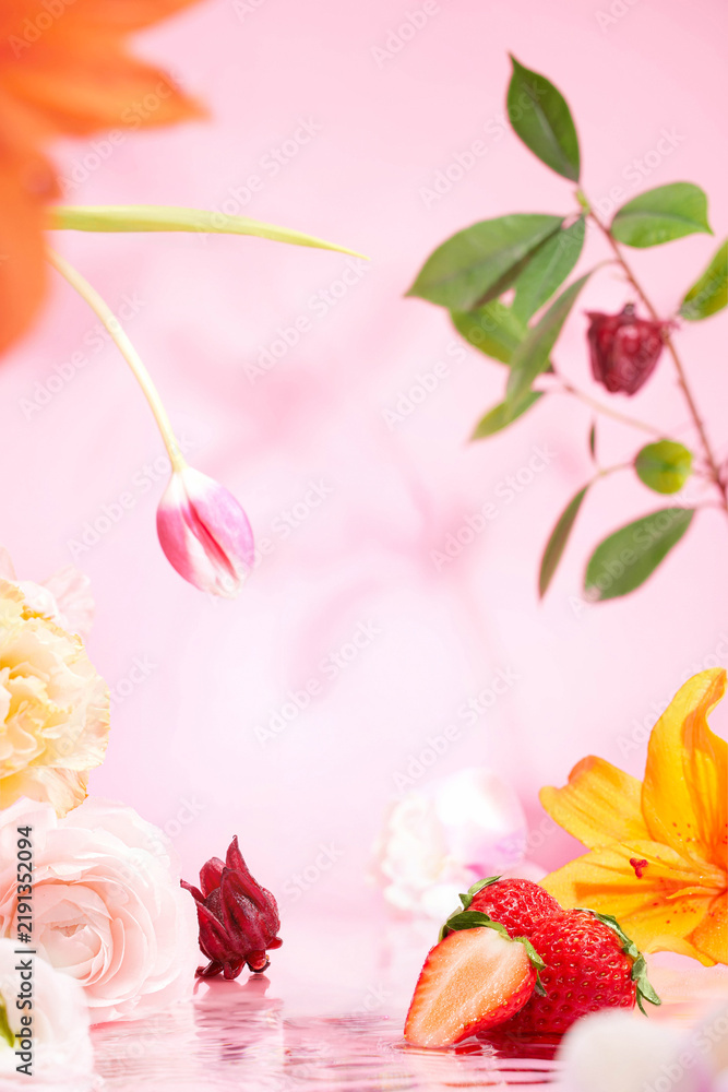 Obraz premium Empty Studio Background with Soft Lighting for Product Display Mockup, for Product Compositing