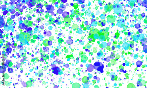 Colorful Watercolor Splatter Background paint drops