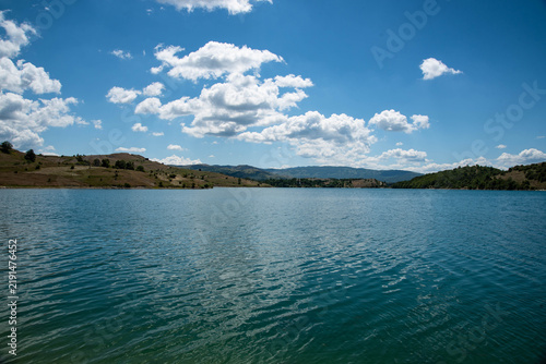 View of Vrba Lake, Bosnia and Herzegovina. Beautiful nature.