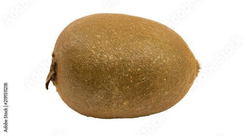 Принти на полотні Whole ripe fuzzy brown kiwi fruit with textured skin