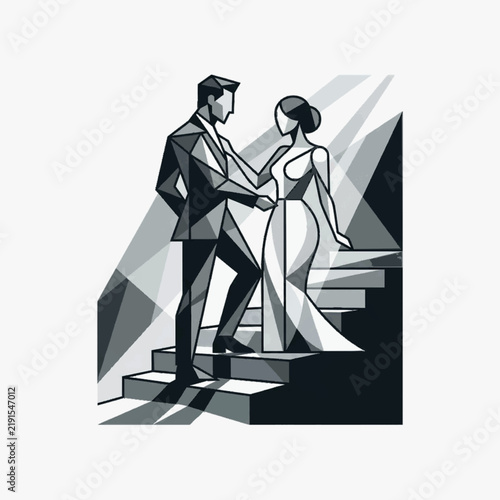 man and woman