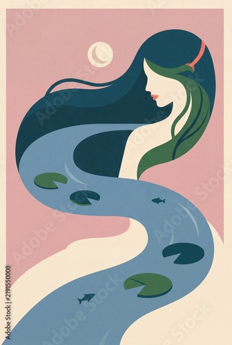 Nymph and River