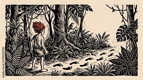 Boy in Jungle