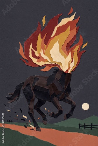 Burning Horse