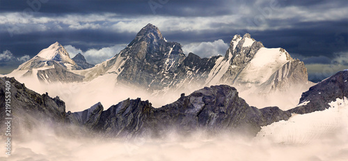 Ortler, Gebirgsgruppe, Südliche Ostalpen, Italien, Europa, Panorama 