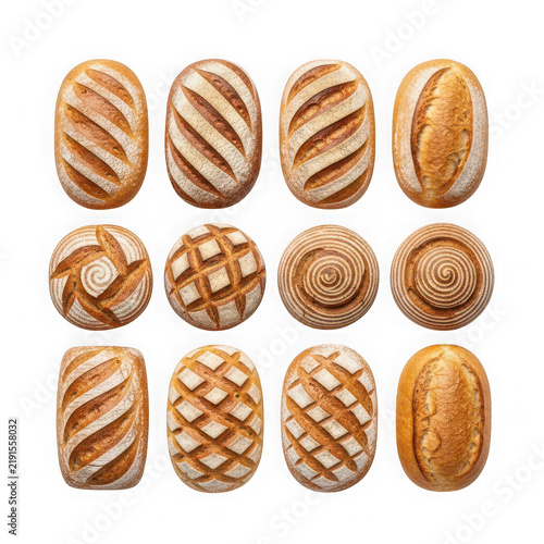 Delicious assortment of baked cinnamon rolls on a clean surface