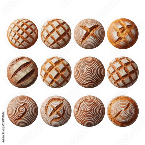 Delicious assortment of baked cinnamon rolls with sugar topping