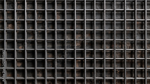 Metal Grid Texture for Industrial Background