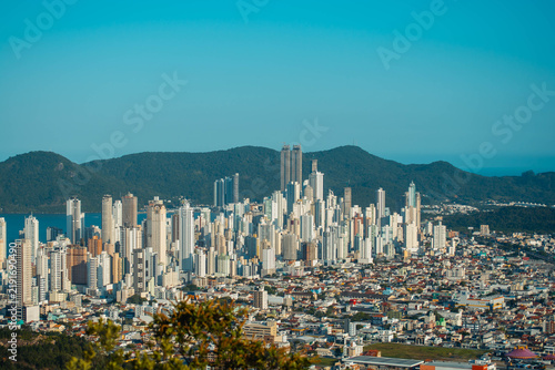 Panoramic view of Balneário Camboriú city skyline