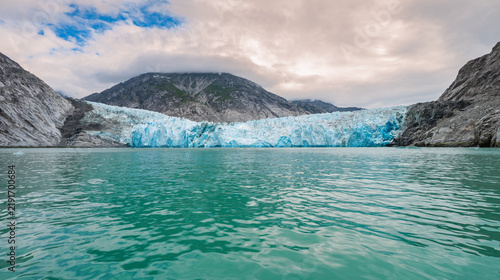 Dawes Glacier at the End of Endicott Arm Fjord in Alaska