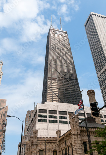 John Hancock Center, one of Chicago’s iconic skyscrapers, located along the Magnificent Mile in downtown Chicago, Illinois, United States