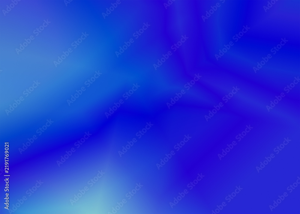Obraz premium Abstract blue background with smooth gradient and soft light waves
