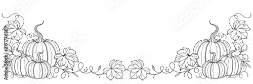Pumpkin thanksgiving element vector illustration
