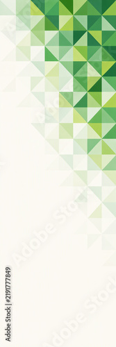 Abstract green triangle geometric pattern background design
