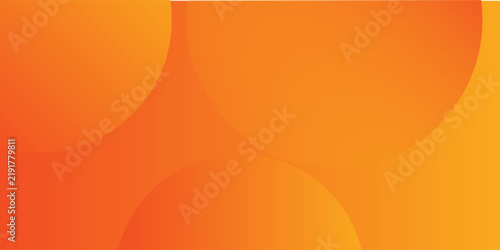 Modern Orange Gradient Background with Dynamic Circle Shapes