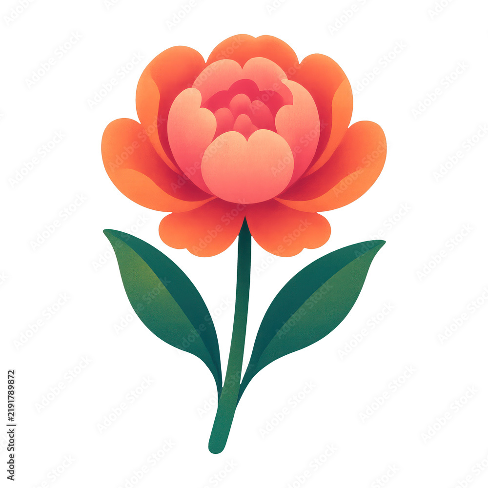 Obraz premium PNG Vibrant floral illustration art