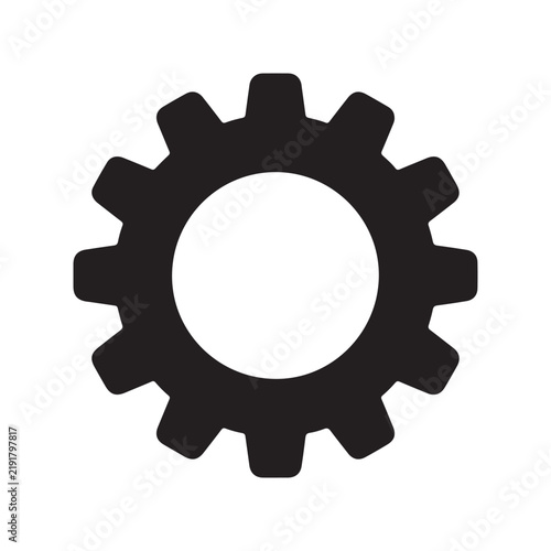Gear Settings Symbol Icon.