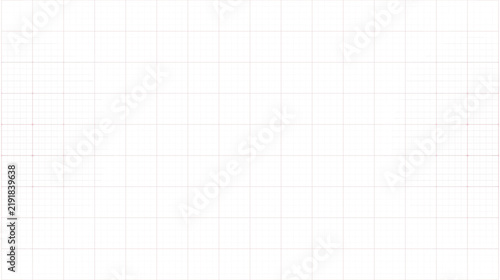 Technical engineering graph paper background with thin red grid lines