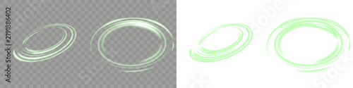Group of futuristic circular frame, with an empty center.