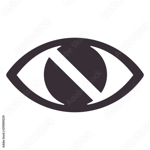 Plakat Visual impairment awareness icon