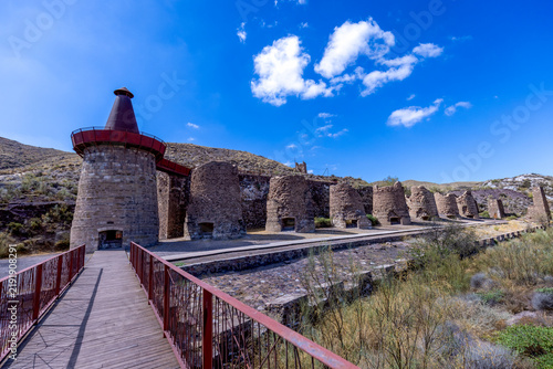 Calcination kilns in Lucainena de las Torres, Almería, Andalusia, Spain