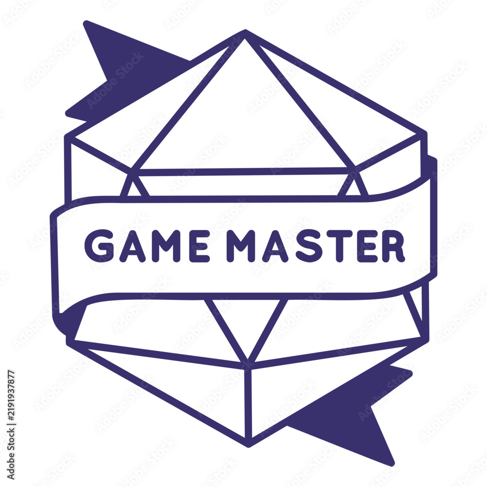 Fototapeta premium Role playing dice game master