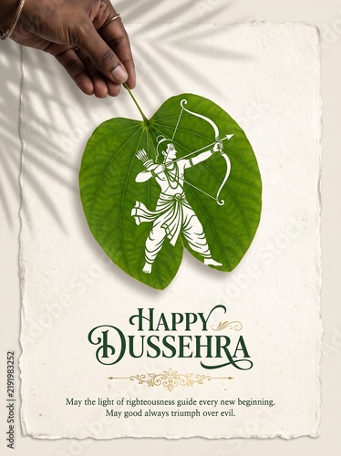  Happy Dussehra - Dussehra for greeting, card, poster background