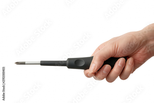 Canvastavla Hand Holding a Phillips Head Screwdriver