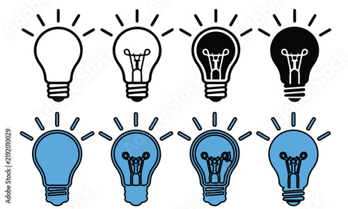 Web AI Light Bulb Concept with Creative Ideas and Artificial Intelligence Technology