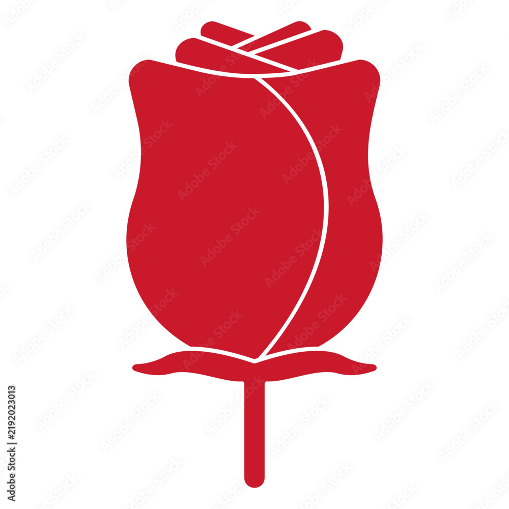 Obraz premium Nature botanic rose icon